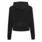 Pro Standard San Francisco 49ers Neutral Women's Cropped Hoodie - Black (FS4C44994-BLK)