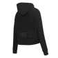 Pro Standard San Francisco 49ers Neutral Women's Cropped Hoodie - Black (FS4C44994-BLK)