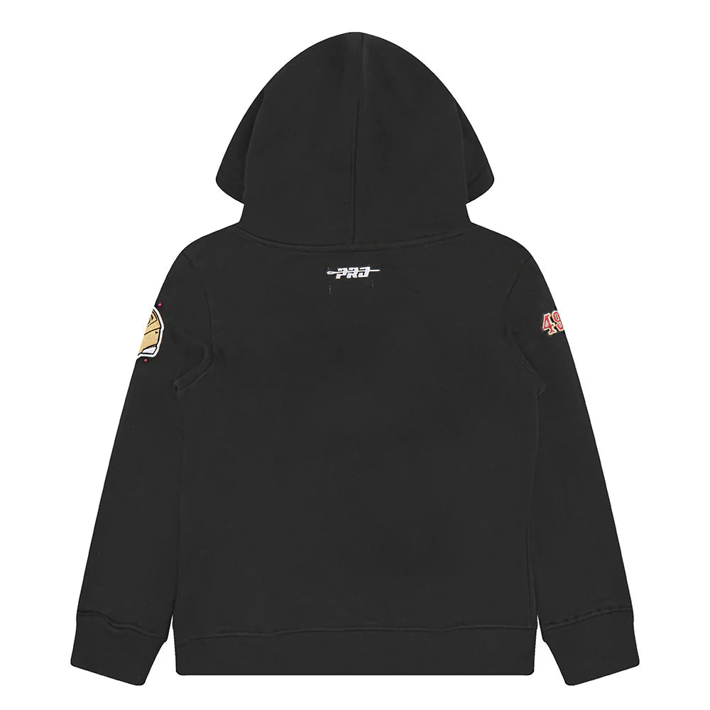 Pro Standard San Francisco 49ers Classic Toddler Full Zip Hoodie - Black (FS4T5410721-BLK)