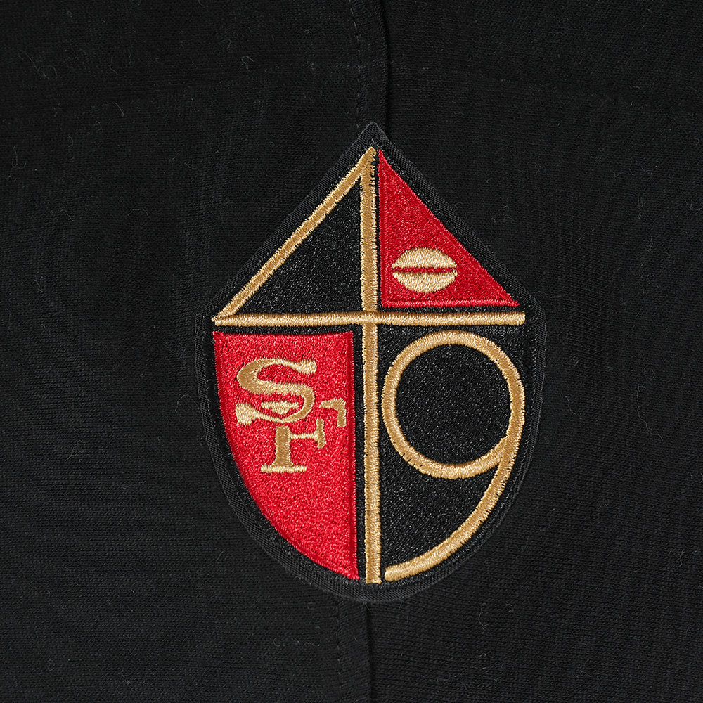 Pro Standard San Francisco 49ers Retro Classics Toddler Boy's Pullover Hoodie - Black/Red/Black (FS4T5411612-BRK)