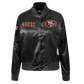 Pro Standard San Francisco 49ers Game Day Classics Women's Satin Jacket - Black (FS4U410544-BLK)