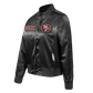 Pro Standard San Francisco 49ers Game Day Classics Women's Satin Jacket - Black (FS4U410544-BLK)