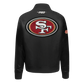 Pro Standard San Francisco 49ers Game Day Classics Women's Satin Jacket - Black (FS4U410544-BLK)