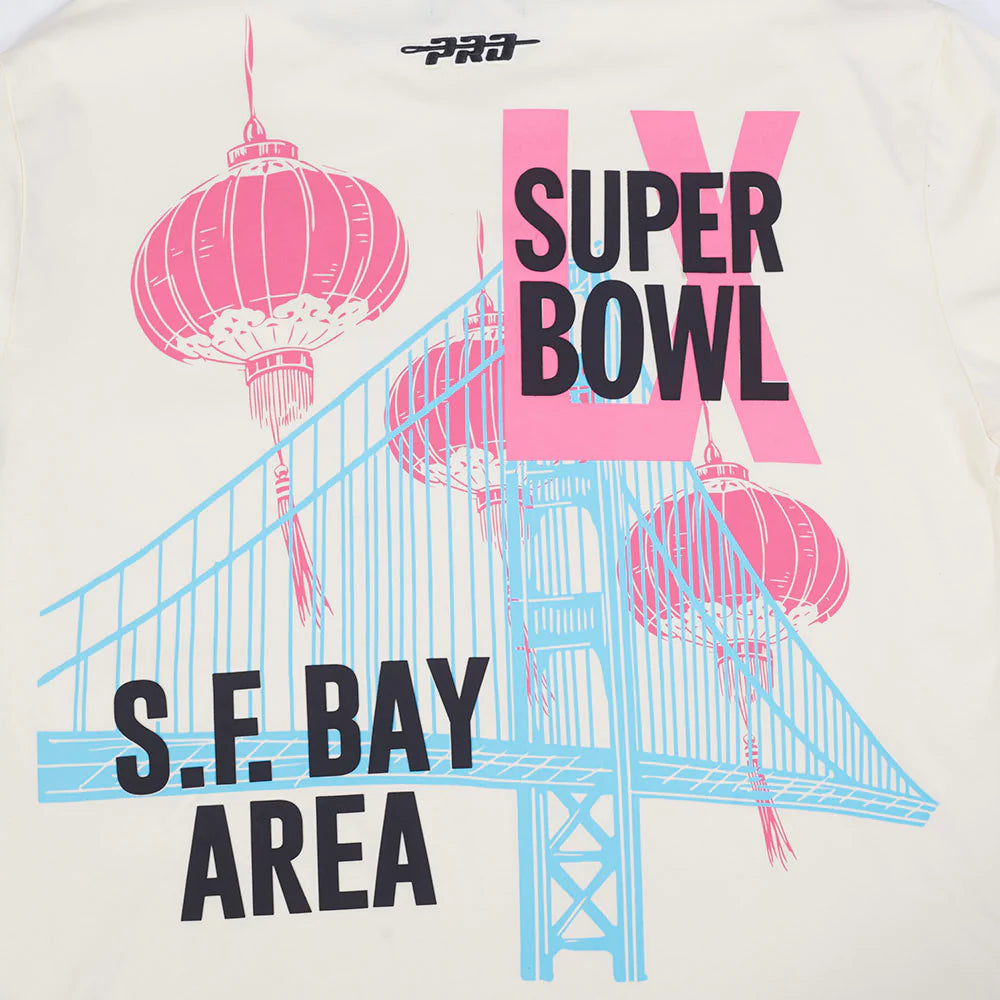 Pro Standard NFL Super Bowl 60 Drop Shoulder Tee - Eggshell (FSB143984-EGG)