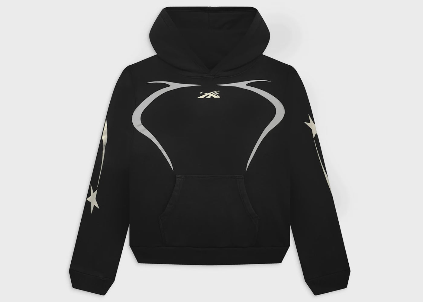 HELLSTAR Sports Hoodie - Jet Black, high-performance and stylish athletic wear for men