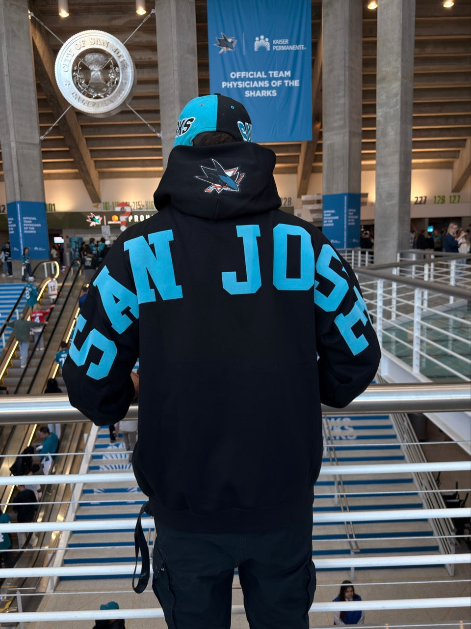 Pro Standard San Jose Sharks Wingspan Hoodie - Black (HSS567817-BLK)