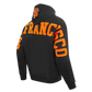 Black Pro Standard San Francisco Giants Wingspan Hoodie featuring classic logo and comfortable fit