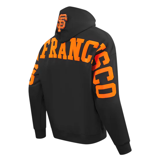 Black Pro Standard San Francisco Giants Wingspan Hoodie featuring classic logo and comfortable fit