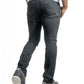 Makobi Bionco Jet Black Ripped Denim Jeans (M1753)