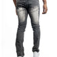 Makobi Bionco Black Washed Ripped Denim Jeans (M1753)