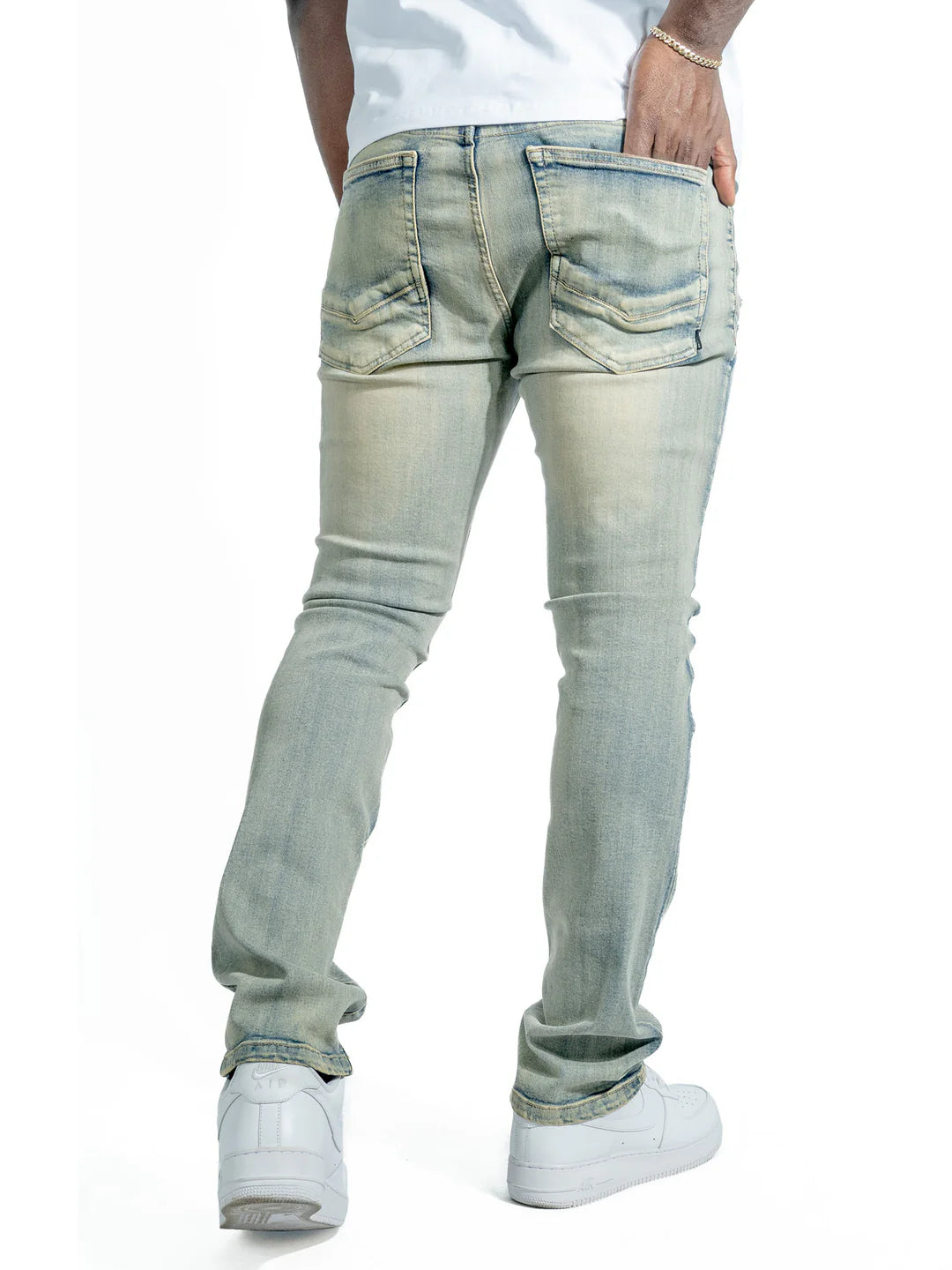 Makobi Bionco Dirt Ripped Denim Jeans (M1753)