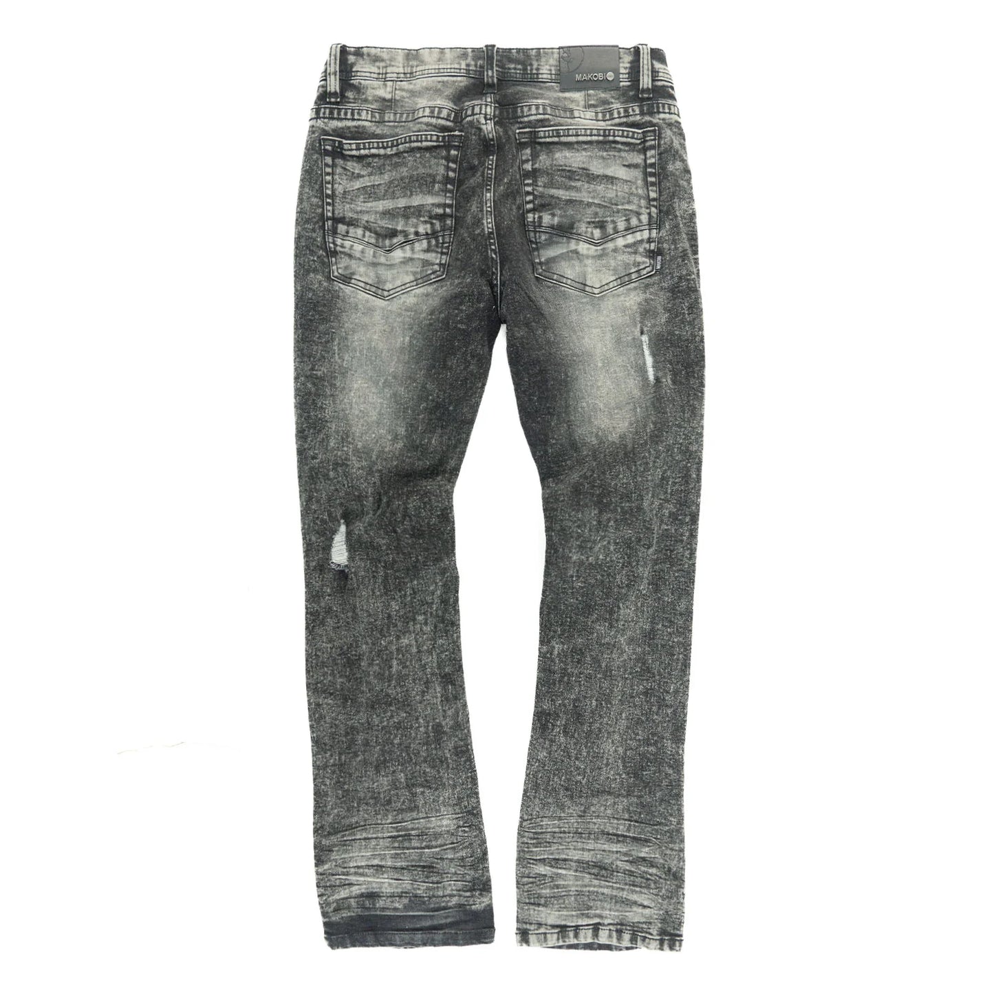 Makobi Prego Black Wash Denim Jeans (M1900)