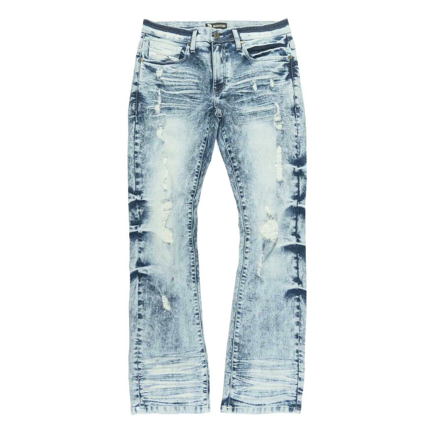 Makobi Prego Light Blue Wash Denim Jeans (M1900)