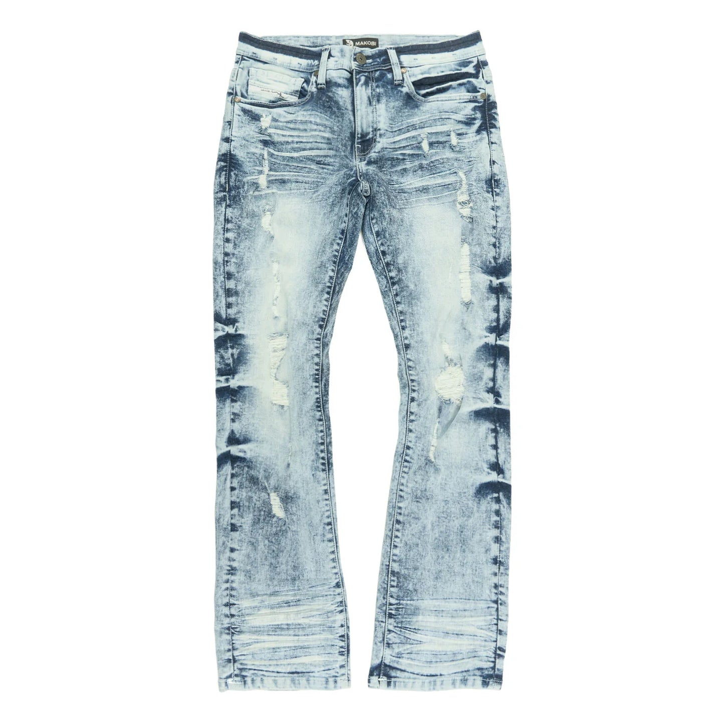 Makobi Prego Light Blue Wash Denim Jeans (M1900)