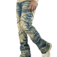 Makobi Veneta Dark Wash Stacked Denim Jeans (M1908)