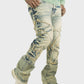 Makobi Veneta Dirt Stacked Denim Jeans (M1908)