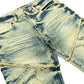 Makobi Veneta Dirt Stacked Denim Jeans (M1908)
