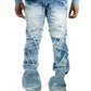 Makobi Veneta Light Wash Stacked Denim Jeans (M1908)