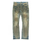 Makobi Lorenzino Antique Wash Ripped Denim Jeans (M1918)