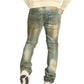 Makobi Lorenzino Antique Wash Ripped Denim Jeans (M1918)