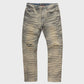 Stylish Makobi Toronto Dirt Denim Jeans M1921 featuring authentic dirt detailing for a trendy look