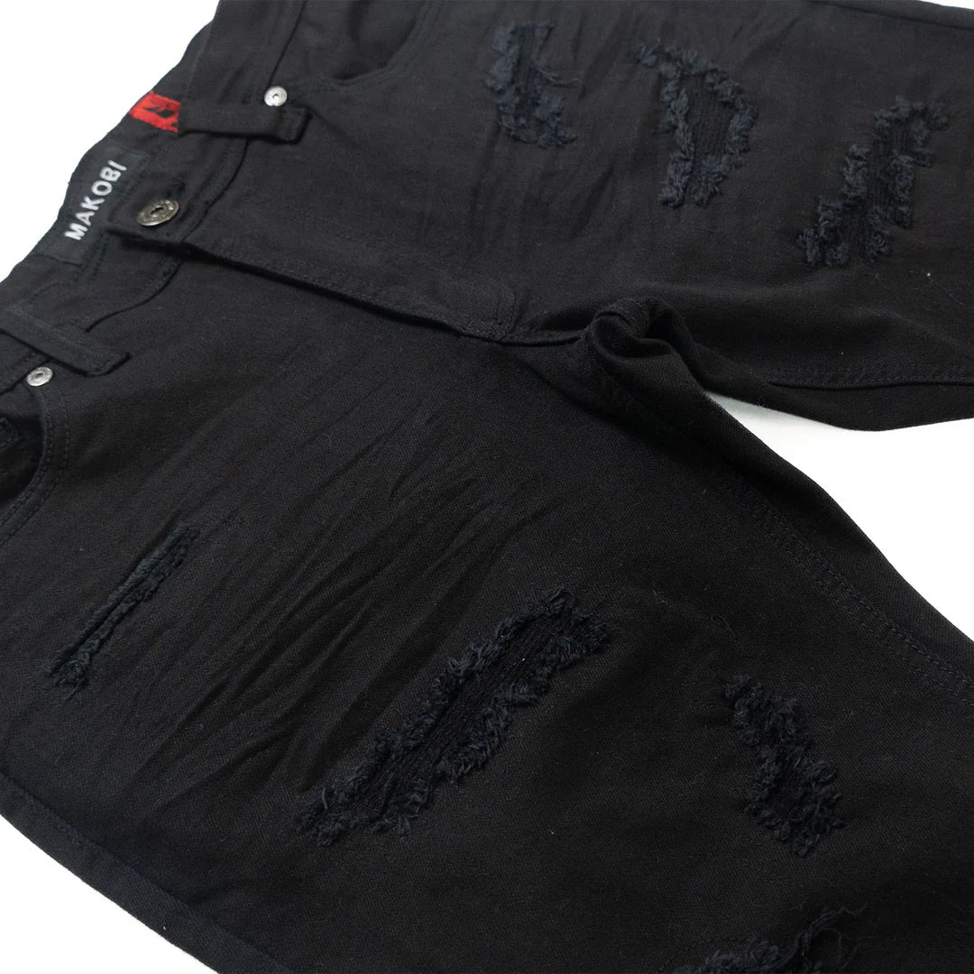 Makobi Romano Black/Black Jeans (M1934)