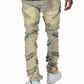 M1956 Makobi Lombardi Dirt Denim Jeans with faded and whiskered design