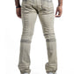 Makobi Bruno M1965 denim jeans showcasing dirt-ripped design and modern fashion appeal