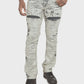 Makobi Bruno Grey Ripped Denim Jeans showcasing distressed details and stylish fit
