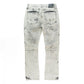 Makobi Bruno Grey Ripped Denim Jeans with ripped knee accents and classic grey color