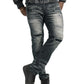 Makobi Ripped Black Wash Jeans (M1975)