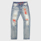 Makobi Leaders Light Wash Denim Jeans (M1990)
