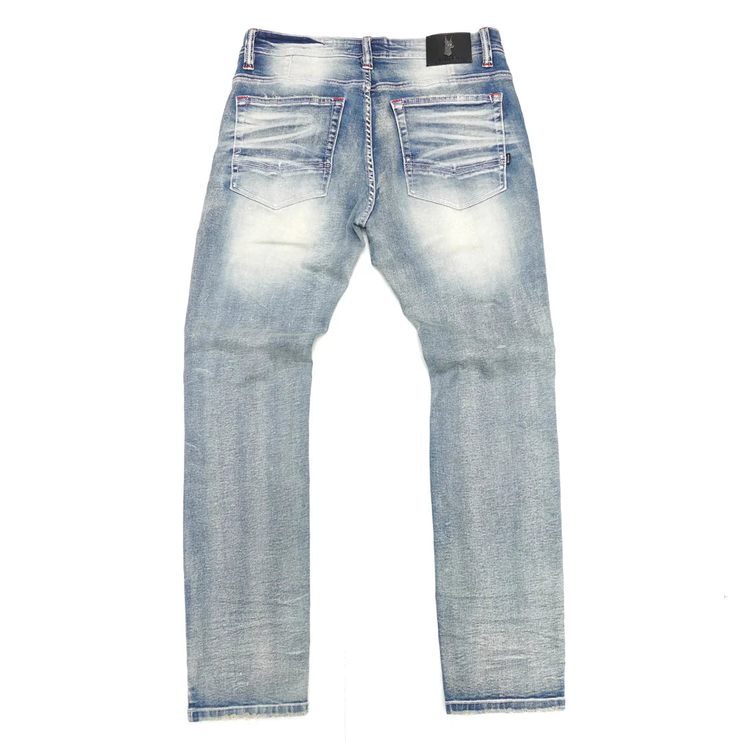 Makobi Leaders Light Wash Denim Jeans (M1990)