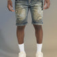 Makobi Prego Antique Denim Shorts (M904)