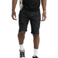 Makobi Prego Jet Black Denim Shorts (M904)