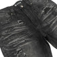 Makobi Prego Black Wash Denim Shorts (M904)