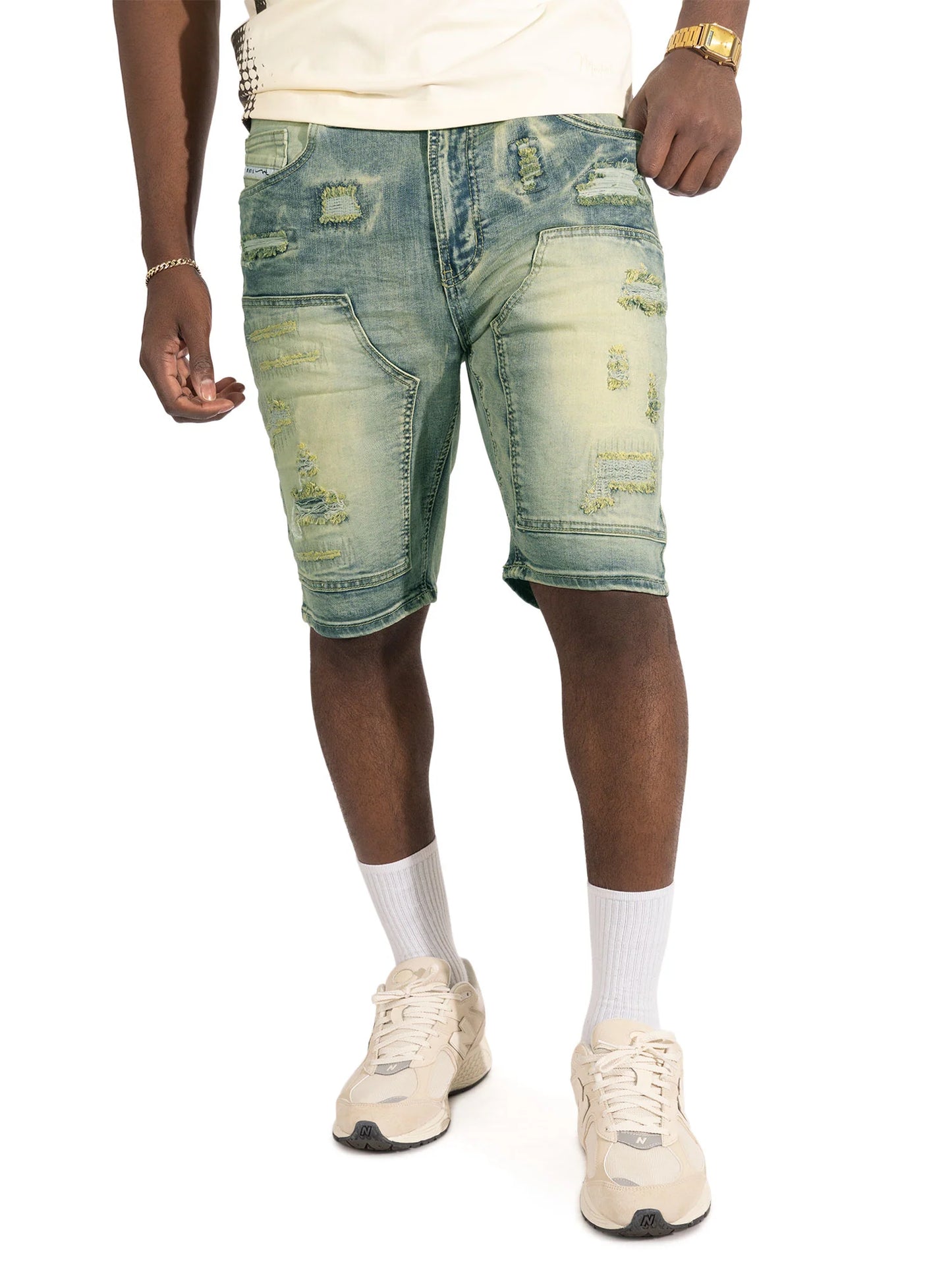 Makobi Prego Dirt Denim Shorts (M904)