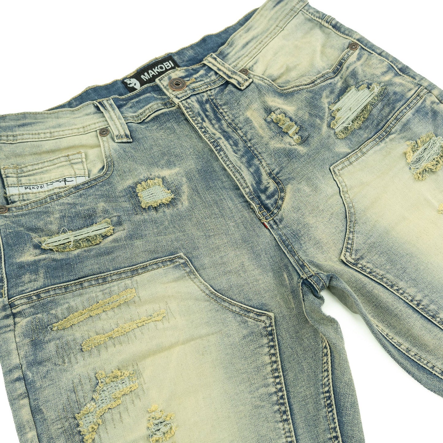 Makobi Prego Dirt Denim Shorts (M904)