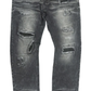 Makobi Ripped Black Wash Jeans (M1975)