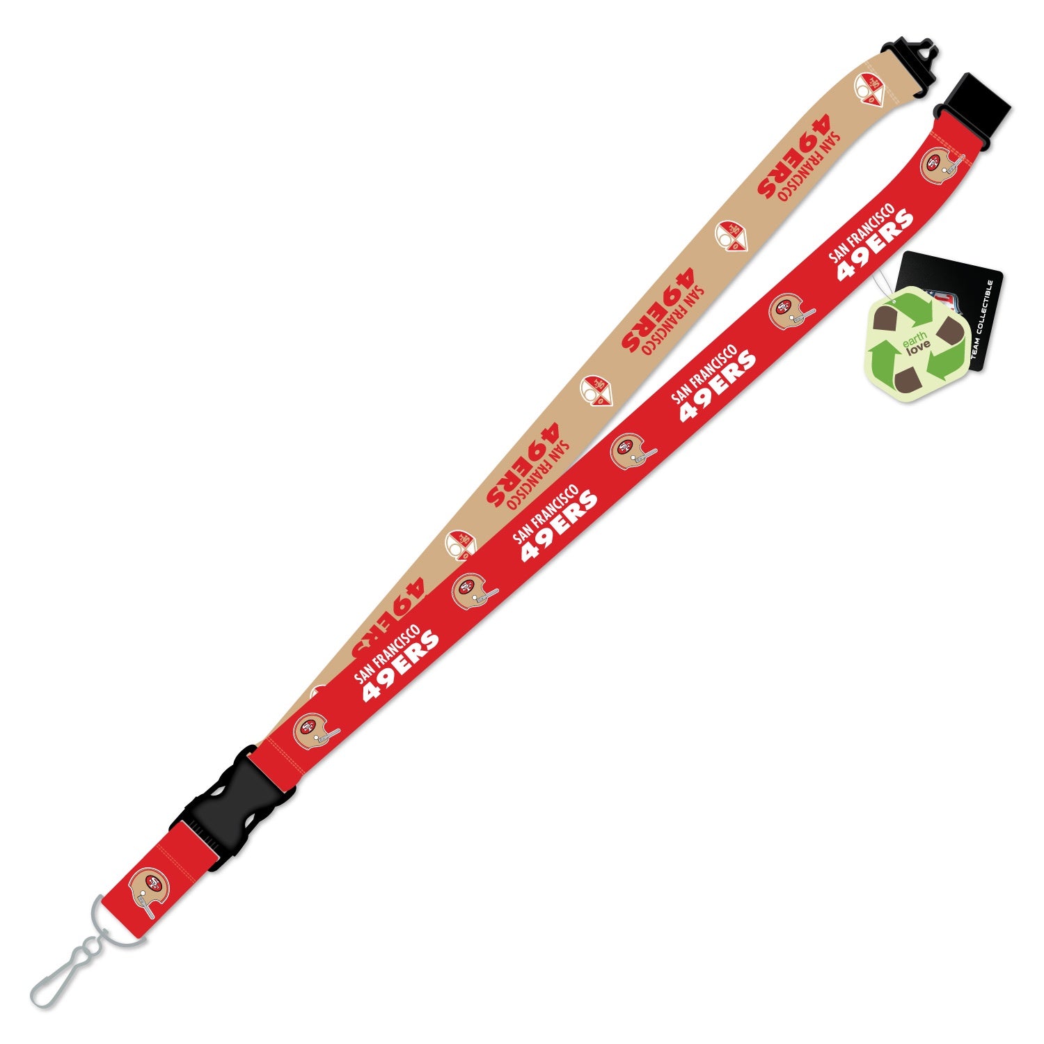 Mojo Accessories San Francisco 49ers Throwback Lanyard