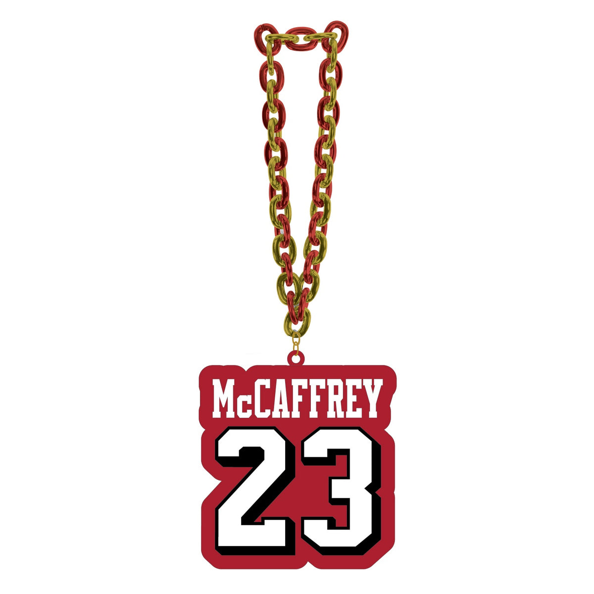 Mojo Accessories San Francisco 49ers Christian McCaffrey Fan Chain