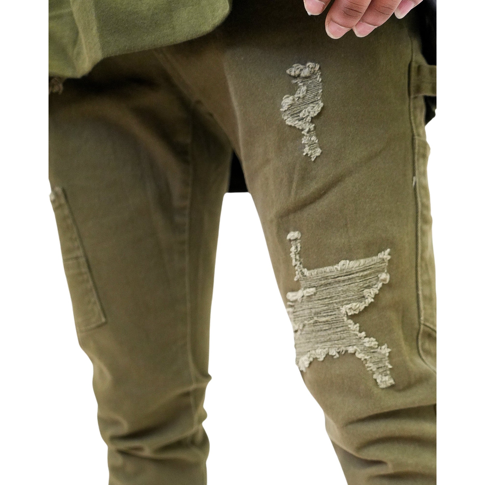 PREME Cargo Zipper Flare Pants - Olive (PR-WB-1208) – Fresh Society