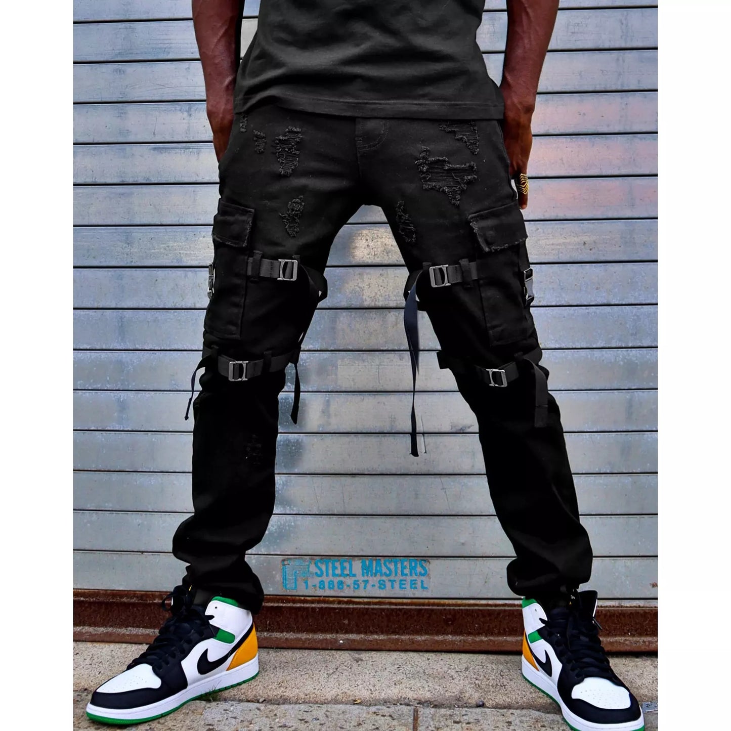 PREME Buffalo Black Denim Jeans (PR-WB-893)