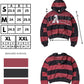 Vale "ATL" Red/Black Zip Up Hoodie