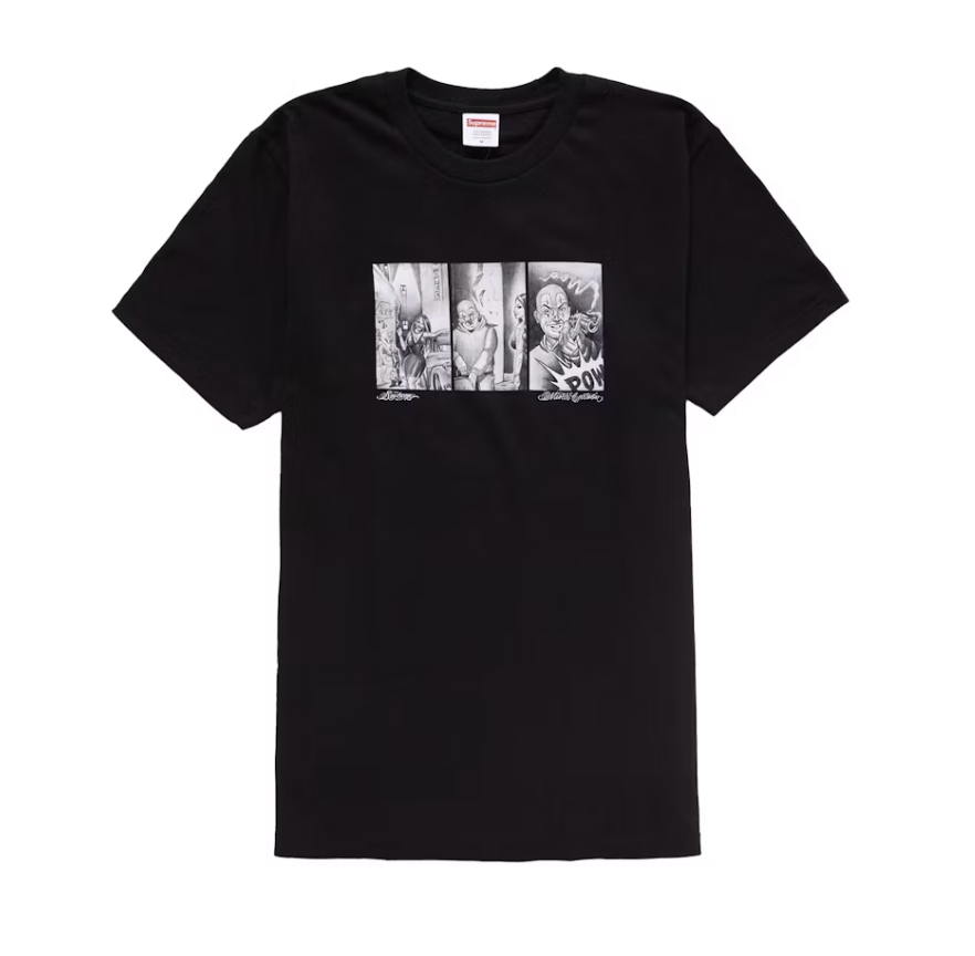 Supreme Mister Cartoon Pow Tee - Black (FW24)