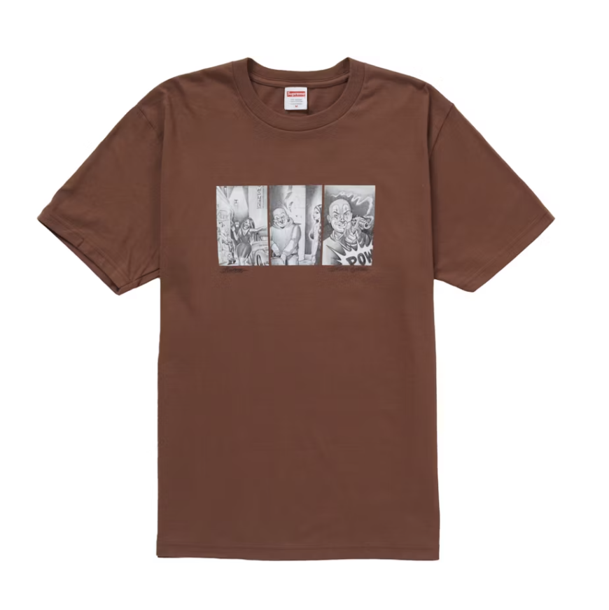 Supreme Mister Cartoon Pow Tee - Brown (FW24)