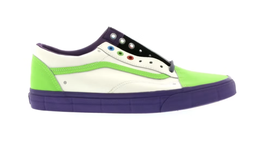 Vans Old Skool Toy Story Buzz Lightyear shoes, style number VN0A31Z9M4X, brand new and never worn (deadstock)