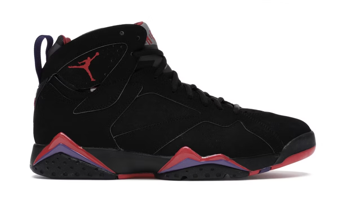 Brand new Jordan 7 Retro Raptors 2012 sneakers with SKU 304775-018, deadstock condition