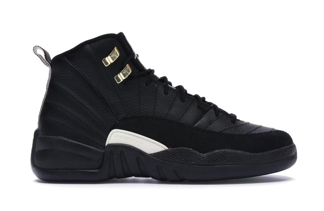 A brand new, deadstock pair of Jordan 12 Retro The Master (GS) 2016 sneakers with SKU 153265-013, featuring the iconic design and colorway