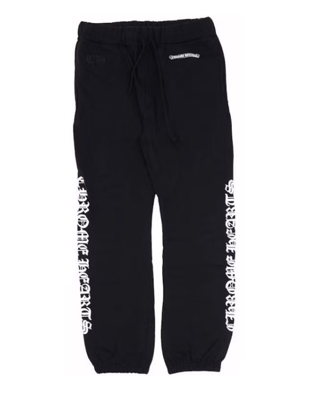 Chrome Hearts Logo Sweatpants - Black/White